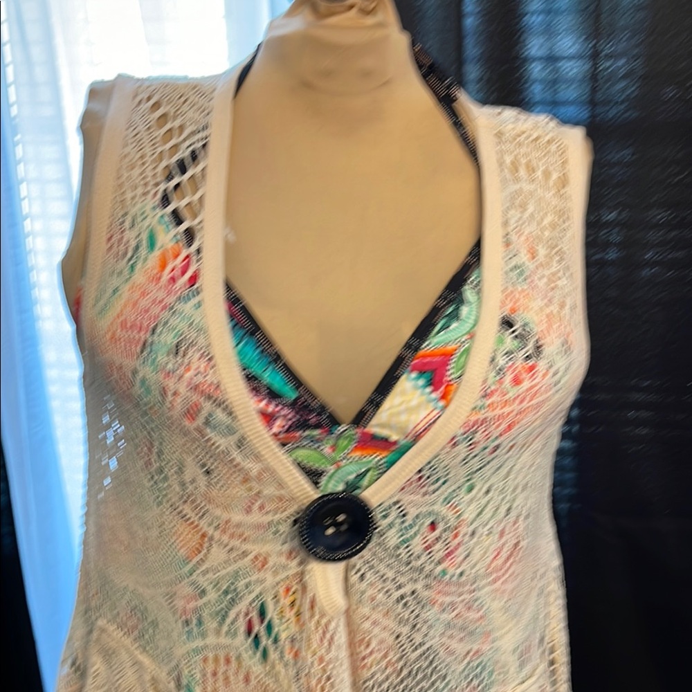 New Cream Cover-Up shirt